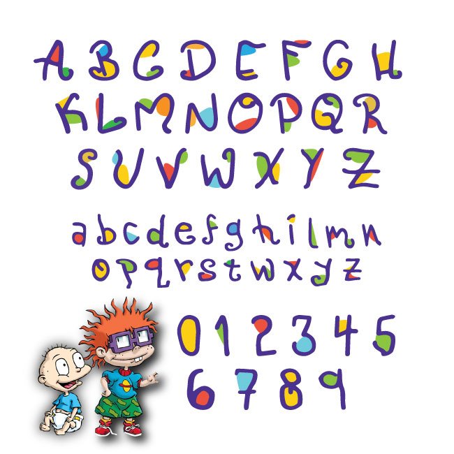 Download Rugrats Font Rugrats Svg Birthday Party Alphabet Letters Number Birthday Decor Party Decorations Clipart Print Cut Cricut Silhouette Brother Svg Marketplaces Vector Clipart Image Buy And Sell Free Download