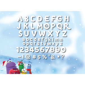 Story Bots SVG Font StoryBots Font StoryBots Svg Alphabet Letters Number Birthday Christmas Party Christmas Decoration Christmas Font Svg