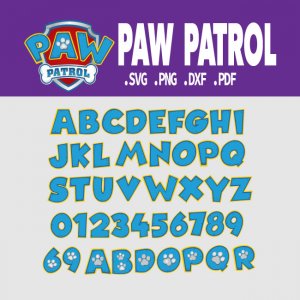 paw patrol font 5