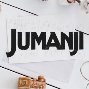 Jumanji Font SVG Files SVG DXF PNG