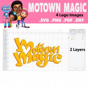 Motown Magic SVG Logo PNG DXF PDF Download Files Print Cut for Cricut Silhouette Brother