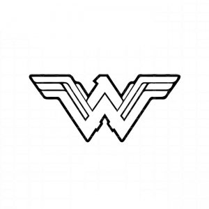 Wonder Woman New Logo Free Downlaod SVG PNG DXF PDF Files