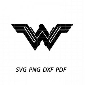 Wonder Woman New Logo Free Download Black and White
