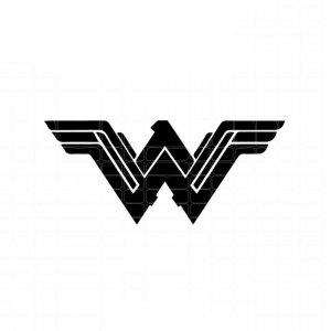 Wonder Woman New Logo Free Download Black and White