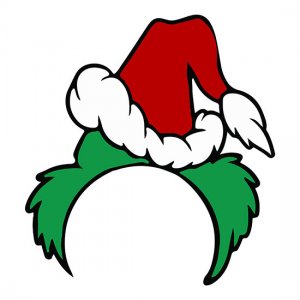 Christmas Hat Grinch Hat SVG Free Downlaod - SVG Marketplaces Vector ...