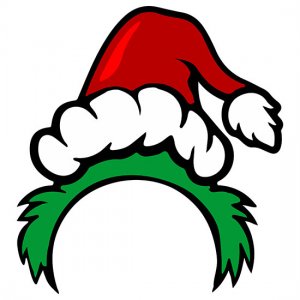 Grinch Face for Monogram Grinch Head SVG Free Download