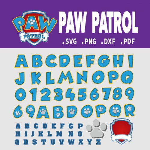 Free Free Paw Patrol Alphabet Svg Free 474 SVG PNG EPS DXF File