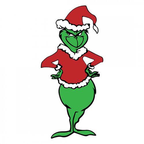 Grinch Christmas Custom Pajama Body Head Face Hands SVG Free Download ...