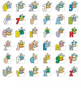 Angel Alphabet Letters Clip Art Images Angles Image SVG PNG PDF DXF