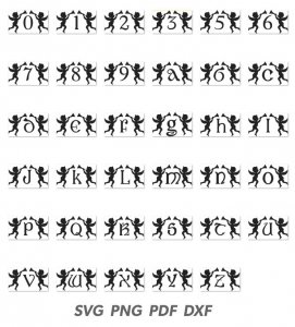 Angeles Numbers Cliparts Images SVG PNG PDF DXF Free Download