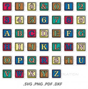 Keyboard Button Font SVG Alphabet Number Symbol Svg Png Pdf Dxf