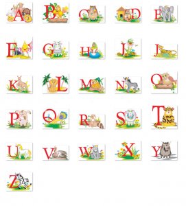 Animal Font SVG Alphabet Svg Png Pdf Dxf