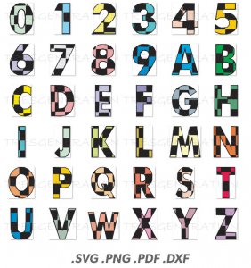 Chess Board Font SVG Chess Game Alphabet Number SVG PNG PDF DXF