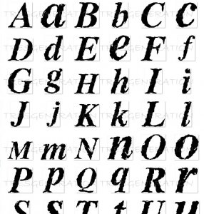 Frozen Snow Rock Alphabet Upper Lower Letter Svg Png Pdf Dxf