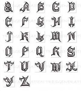 Black Crow Alphabet Letter SVG PNG PDF DXF