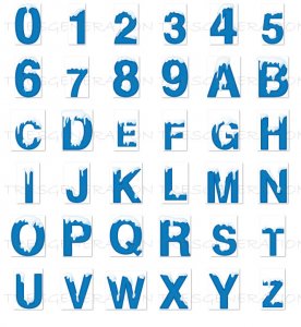 Snow Font SVG Ice Icy Water Frozen White Snow Alphabet Letter Number SVG PDF PNG DXF