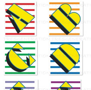 Screen Blinder Font SVG Alphabet Letter Png Pdf Dxf