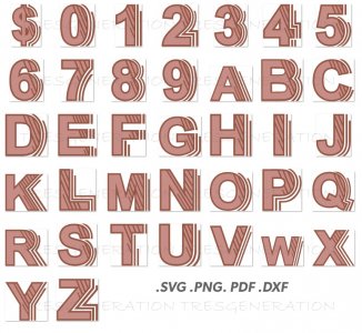 Timber Font SVG Wood Panel Alphabet Letter Only Pdf Png Dxf