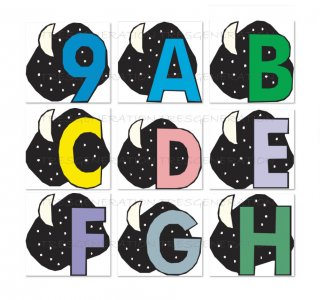 Night Moon Stars Font SVG Alphabet Letter Number Png Pdf Dxf